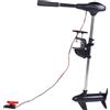 Domary Motore Elettrico per Pesca alla Traina 30 Libbre, Spinta 30 Pollici, | Motore con Spazzole, 1800 Giri/min, 280 W, Maniglia della Barra Telescopica, Uso in Acqua Dolce, Adatto per Kayak e Tavola