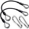 Générique Home Gym Cable Extension - 304 Stainless Steel 26cm | Gym Machine Pulley | Cavo Extension, Strength Training Connector Strap | Durevole Fitness Workout Accessory For Home Esercise Resistance Equipment