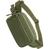 Duroecsain Borsa a banana da uomo, impermeabile, grande capacità, con cerniera liscia | Banana outdoor portafoglio Telefono Soldi Carte Strumenti Outdoor Corsa Camminata Bicicletta