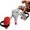 Générique Thigh Esercizio Thigh Muscolo Esercizio Ellittical Trainers HipTrainer | 360° Regolabile Multifunzionale 35KG High Trainer for & Women Leg Slimming and Kegell-Exercise 34 x 11 cm