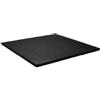 Vivol Tappetino per fitness, 100 x 100 cm, nero, a grana fine, 3 diversi spessori
