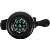 SHINEOFI Campanello Bici LED Ricaricabile, Luce RGB, Suono Forte | Alluminio Leggero, Montaggio Semplice, per Bicicletta e Scooter, Guida Notturna, Nero