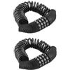 Asyduey 2PCS Lucchetto per Bicicletta Catena in Acciaio Password 4 Cifre Antifurto Combinazione Numero Codice Sicurezza Accessori per Bici