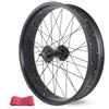 RESHINF 16 X 4.0-4.9 Fat Bike Ruota Posteriore Albero Solido Cerchio 36H | Freno A Disco Ruota For bici da neve/spiaggia a ruota libera rotativa 6/7/8/9/10