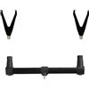 BildeeMait Carp Fishing Rod Pod Bank Due teste+2v Facile Montaggio Manutenzione | Canna da pesca alla carpa all'ingrosso - Staffa di rotazione bidirezionale con traverse e buzz bar Canna da mare retrattile