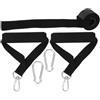EXCEART Set di Maniglie per Cavi da Palestra, Nero, TPE, Ergonomiche | Allenamento a Casa e Centri Fitness, Facile da Installare, Comfort Ottimale, Riduce Rischio di Tensione