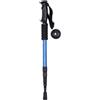 Jorzer Bastone da trekking pieghevole Bastone da trekking in lega di alluminio, nero, 50-110 cm