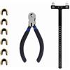 Headerbs Kit for Tiro con, Squadra a T e Pinza per Nock in Lega di