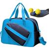 Générique Borsa Da Tennis Borsa Racchette Tennis Uomini Donne Con Scomparto | Stoccaggio Racchette e Paddle Separazione Secco-Bagnato Borsa a Tracolla per Palestra