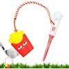 Generico Anti Lost Golf Tee Hanger | Cartoon Golf Tee Ring Anti Lost | Cute Food-The | Cute Food-Themed Golfer Practice Training Supplies For Beginners Men Women Mother Father Boyfriend Dad