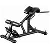 Lljsszr Fitness Training Bench Romana Estensioni Lombari Addominali Glutei con Telaio in Acciaio Cuscini Morbidi Rulli di Supporto Posizioni Multiple Adatta, Nero