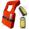 art pesca Kit Giubbotto di Salvataggio Completo di Luce Strobo di Salvataggio nuove Normative per Imbarcazioni (omologati, obbligatori) per Barca, Gommone, Vela, Nautica
