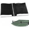Vyksten Rete di ricambio per ping-pong, 180 x 14 cm, per telai fino a 183 cm | Rete ispessita in sei fili intrecciati di poliestere e cotone nero, pieghevole, per allenamento familiare all'interno e