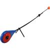 PLAFOPE Canna da Pesca per Ghiaccio Molla, Acciaio Inox Blu | Impugnatura EVA Confortevole, Pratica e Resistente, Piega e Ritorna, per Pesca Invernale