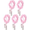 Gatuida 5 Pezzi Cinghia Porta Guanti per Sci, Anti Smarrimento Rosa | Design con Laccio al Collo, Nylon, per Inverno e Sci, Comodità D'uso, Flessibilità Dita