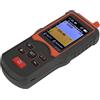 Domary Contatore con Rilevamento di Radiazioni Nucleari Ed | Custodia in ABS, Batteria da 2600 MAh, Tempo di Risposta 3 S, Soglia di Allarme, Salvataggio e Output Dati, per Uso Edile e