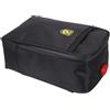 TWTCZOZ Borsa per Portapacchi Semirigida, 28 × 16 × 11 Cm, Nero, Nero | Compatta, Borsa da Bici per Portapacchi Posteriore, Imbottita, Città, Ciclisti