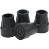 HLAVORTEXA Gomma Antiscivolo for Sport All'aria Aperta Da 4 Pezzi | Puntali di ricambio for bastoncini da trekking for bastoncini da trekking, estremità for bastone da passeggio da 25 mm