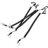 Baoblaze Cordino Elastico con Moschettoni e Girelle Anti-Perdita Elastico Retrattile con Clip e Anello in Filo di Acciaio per Pescatori