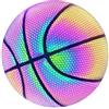 Generico Pallacanestro olografica luminosa - Palla riflettente illuminata | Attrezzatura Da Campo Illuminata Sfera Luminosa Con Flash Per Streetball Sfera Fotografica Attrezzatura Per L'allenamento Per