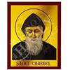 TheHolyArt Icona greco-ortodossa di San Charbel, arte da parete cristiana bizantina fatta a mano