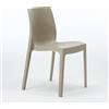 Produce Shop Sedie Polipropilene impilabile Cucina casa Bar Rome Grand Soleil - Beige
