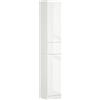 DecHome - Mobile Bagno da Terra, Colonna, 30L x 28P x 170Acm, in Legno, Bianco