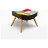 Produce Shop Poggiapiedi Pouf Patchwork Design Moderno Solum
