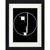 1art1 Oskar Schlemmer Poster Scuola del Bauhaus, Logo, 1922 Quadro in Cornice con Pregiato Passepartout | Immagini A Parete | in Una Cornice 40x30 cm