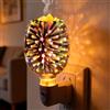 PORFOYO Lampada profumata elettrica, lampada profumata, lampada aromatica per cera profumata, lampada per fusione di cera, lampada 3D, in vetro elettrico, per casa, camera da letto, ufficio, yoga