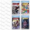 Sibosen Espositori per fumetti, 16 mensole galleggianti in acrilico trasparente, montaggio a parete, per fumetti, vetrine, vetrine