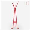 Produce Shop Appendiabiti da Terra Design Nordico Legno Ingresso Salotto Nordstrand - Rosso
