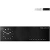 Produce Shop Orologio da Parete Lavagna Magnetica Design Moderno Ufficio Cucina Loading - Nero