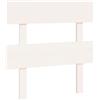 vidaXL Testiera per Letto Bianca 93,5x3x81cm in Legno Massello di Pino