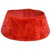 cosedacasa Copri Piede Base per Albero di Natale Tappetino Rosso Pelliccia da Decorazioni