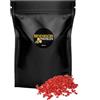 Ubswax Pastiglie di Cera d'api per Fai da Te - Profumo Naturale di Cera d'api, Versatile per Candele, Cosmetici e Sabbia per Candele (Rosso, 1000g)