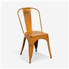 Produce Shop sedie Design Industriale Metallo Vintage Shabby Chic Stile Steel Old - Arancione