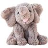 Hopearl Peluche Elefantino Adorabile Morbido Giocattolo Animale di Peluche per Bambini e Bambine, Grigio, 23 cm