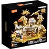 Blokees Transformers Limited Edition Gold Series 3 Dinobot Desertion Model Kit con Optimus Prime, Wheeljack, e Skywarp