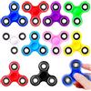SCIONE [Confezione da 10] Fidget Spinner Bambini Colori Solidi Classici (7,6 cm), Dimensioni Normali Trottola a Mano Alta Velocità, Regalini Fine Festa Compleanno, Giocattolo Sensoriale Antistress