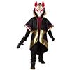 P.D. Prestige & Deluxe Vestito Carnevale Compatibile con FORTNITE Drift Fox Taglia 7 8 Anni (7-8 Anni: Altezza Bimba/o 128 cm)