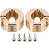 INJORA Contrappesi dell'Asse Posteriore Ottone 14g per cingolato TRX4M Upgrade 1/18 RC, Ottone