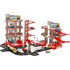 STARLUX - Doppio Garage Totale con Stazione di Servizio Completa (Pompe, Rulli di Lavaggio, Monte-Charge), 2 Edifici 3 e 4 Livelli e Un Circuito di 2 Metri - da 3 Anni - Made in Europe - 401001