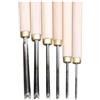 IRFHDCX Sgorbie Per Legno Triangolo di esposizione tipo V da 0,1-0,8 cm | Scalpello Scalpelli for la lavorazione del legno Utensile for intaglio del legno a mano(1mm)