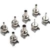 Elchuiaby Ugello per stazione di saldatura compatibile 850 852D, punta per saldatura ad aria calda in acciaio con vite di fissaggio (4 mm)