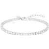 s.Oliver Da Donna Gioielli - Bracciale Tennis Con Scintillanti Pietre In Diversi Colori In Di Alta Qualità Acciaio Inossidabile - Elegante & Adatto All'Uso Quotidiano - Perfetto Idea Regalo