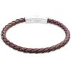 s.Oliver Da Uomo Gioielli - Bracciale In Leder Con Acciaio Inossidabiledetails - Classico, Senza Tempo E Maschile - Perfetto Idea Regalo