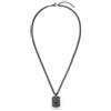 S.Oliver Da Uomo Gioielli - Collana & Bracciale In Leder E Acciaio Inossidabiledetails Con Haizahnanhänger - Classico, Elegantee E Maschile - Perfetto Idea Regalo