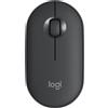 Logitech Pebble M350 mouse Wireless a RF + Bluetooth Ottico 1000 DPI Ambidestro