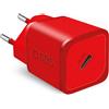 SBS - Caricatore da muro TETRGAN1C20R - Rosso